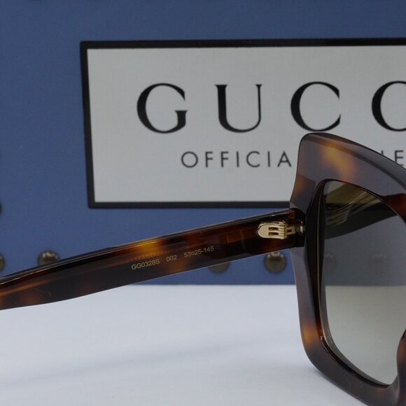 GUCCI GG0328S 002 HAVANA BROWN SUNGLASSES main image 7